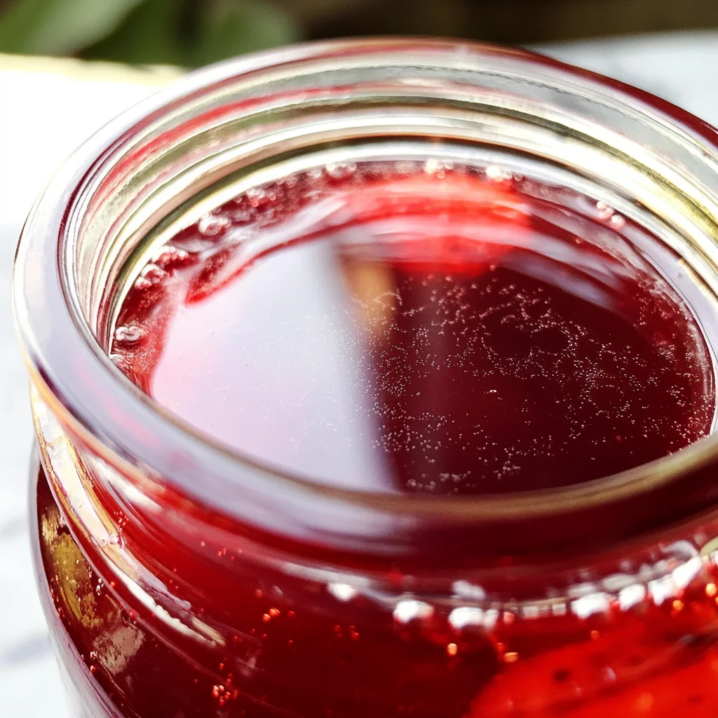 No-waste Strawberry Top Simple Syrup Recipe