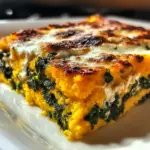 Pumpkin Spinach Polenta Casserole is a must-try dish!