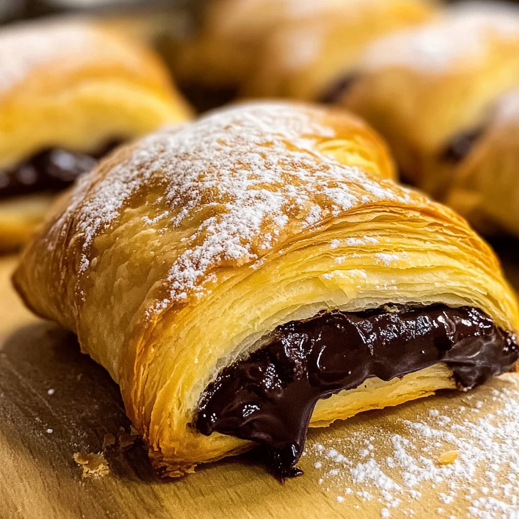 Shortcut Chocolate Croissants