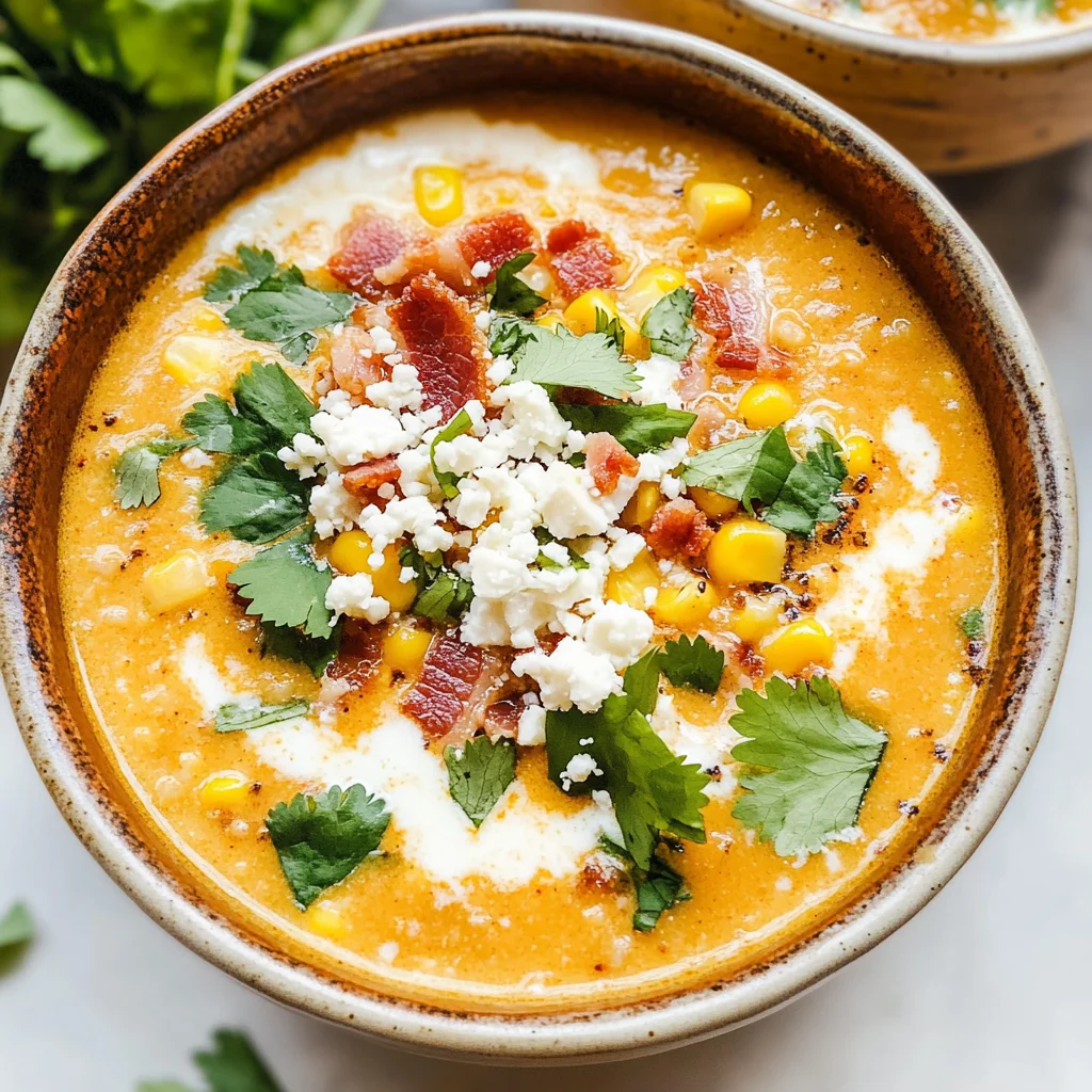 Slow Cooker Mexican Street Corn Soup