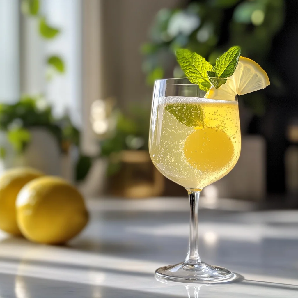Sparkling Limoncello Cocktail