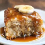 Sticky Banana Bread Pudding Cake