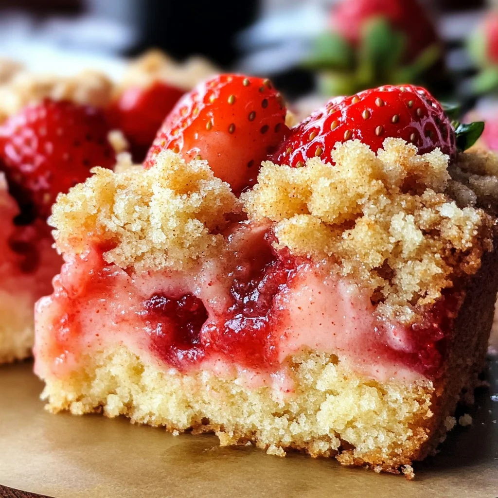 Strawberry Crumb Cake