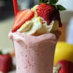 Strawberry Frosted Lemonade.