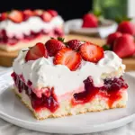 Strawberry Shortcake Poke Cake