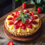 Strawberry and Pineapple Sage Tart