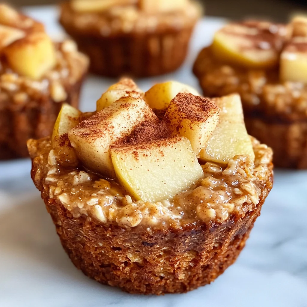 Tasty Baked Apple Cinnamon Oatmeal Cups