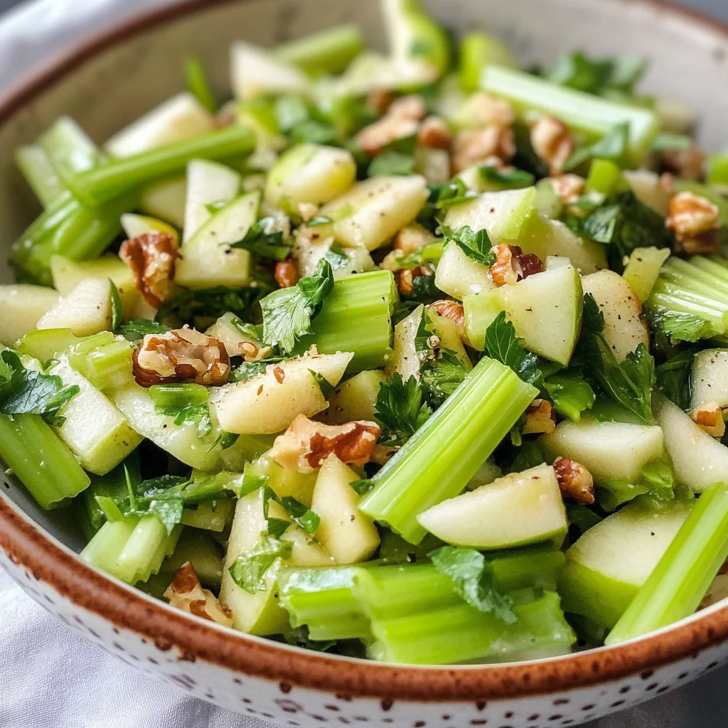 Anti-Inflammatory Celery, Apple and Walnut Salad