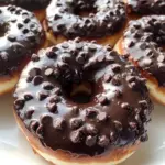 Baked Chocolate Glazed Donuts
