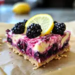 Blackberry Lemon Bars
