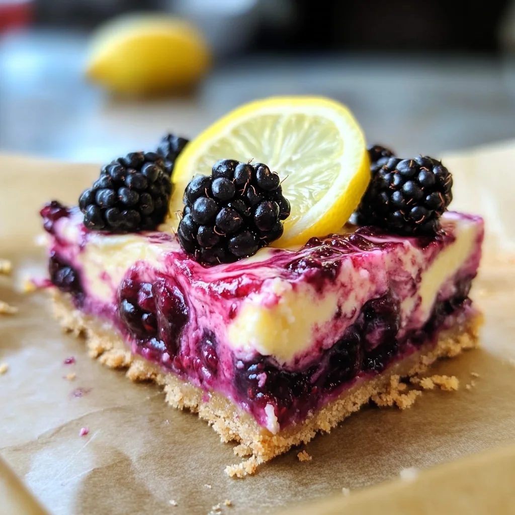 Blackberry Lemon Bars