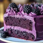 Blackberry Velvet Cake