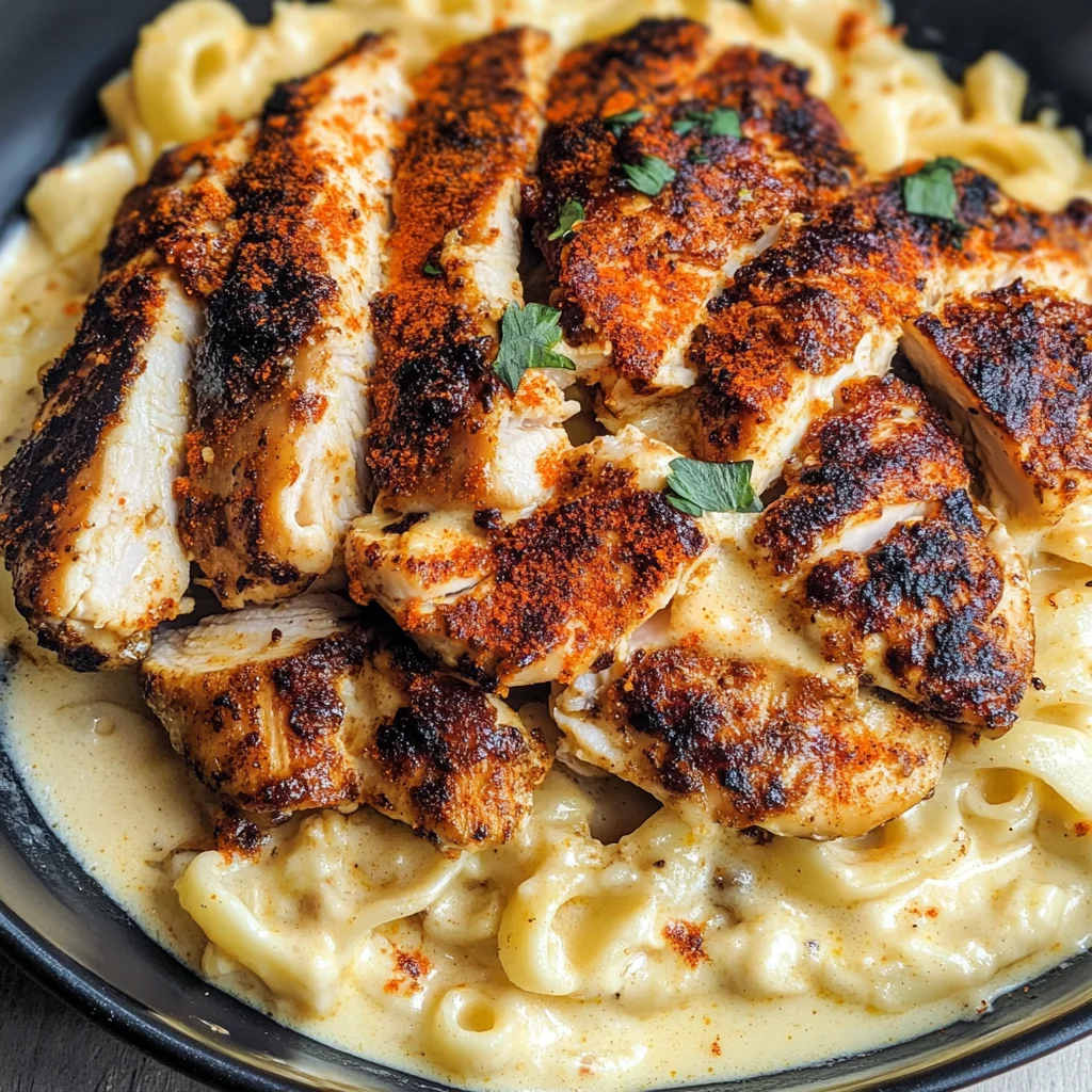 Blackened Cajun Chicken Alfredo