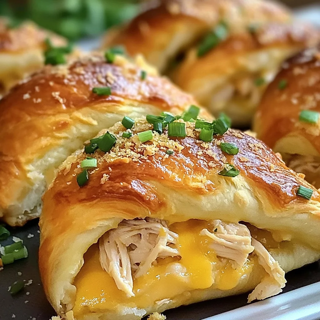 Chicken Stuffed Crescent Rolls Recipe - Easy & Delicious