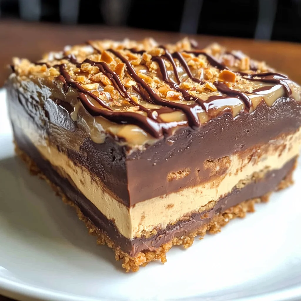 Chocolate Peanut Butter Layer Dessert