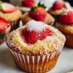 Classic Strawberry Ricotta Muffins