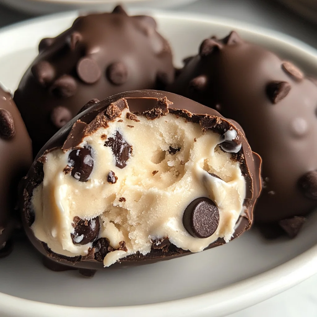 Cookie Dough Frozen Yogurt Bites