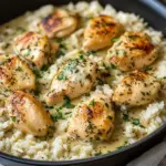 Creamy Herb Chicken & Basmati Rice – A Comforting, Flavor-Packed One-Pan Meal