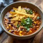 Crockpot Chicken Tortilla Soup