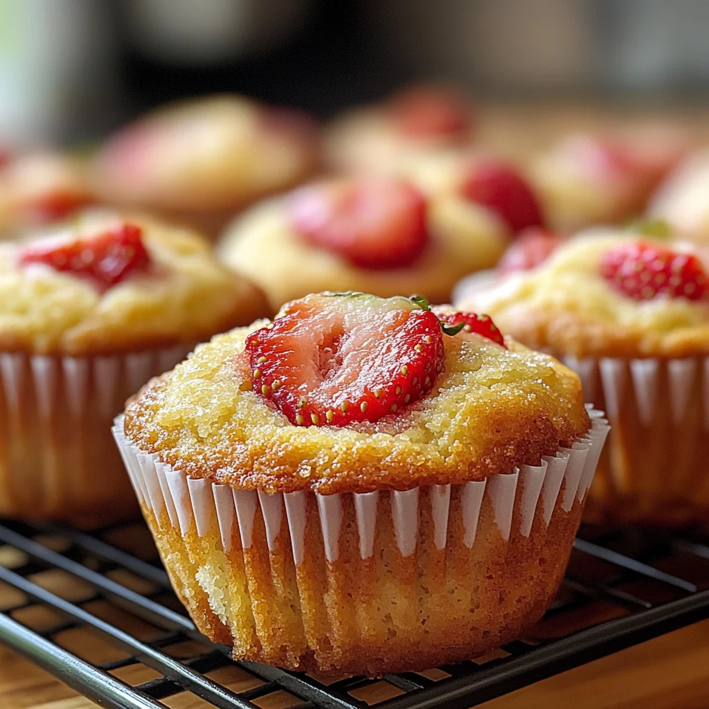 Delightful Fresh Strawberry Muffins