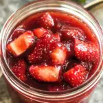 Easy homemade strawberry sauce