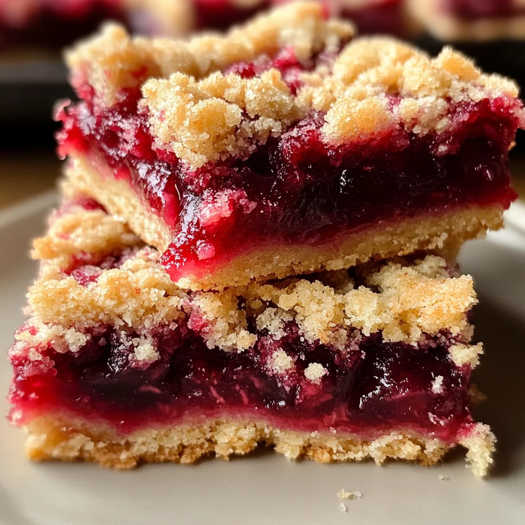 Fabulous Five Ingredient Raspberry Bars