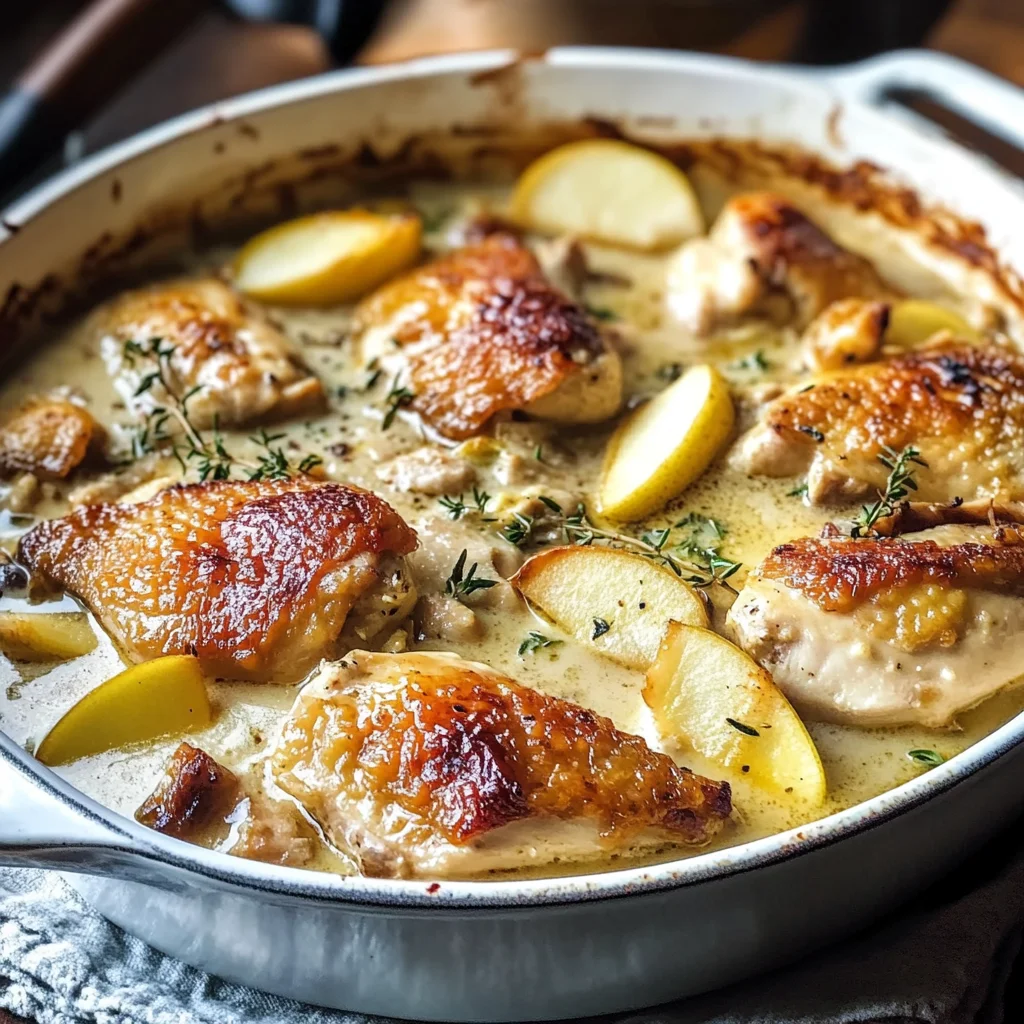 French Chicken Casserole a la Normande