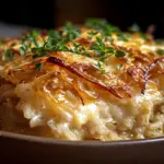 French Onion Chicken Rice Casserole