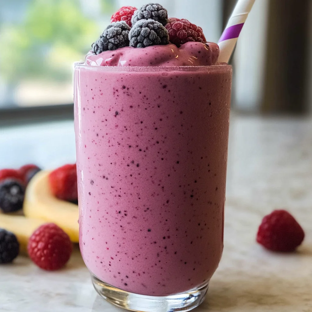 Frozen Mixed Berry Smoothie