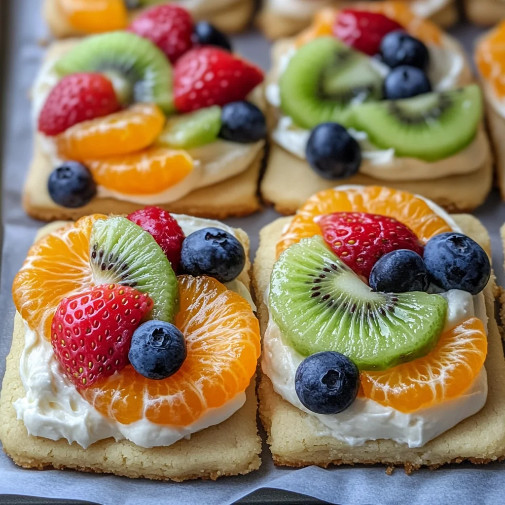 Fruit Pizza Cookies