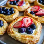 Fruit and Cream Cheese Danish Pastry