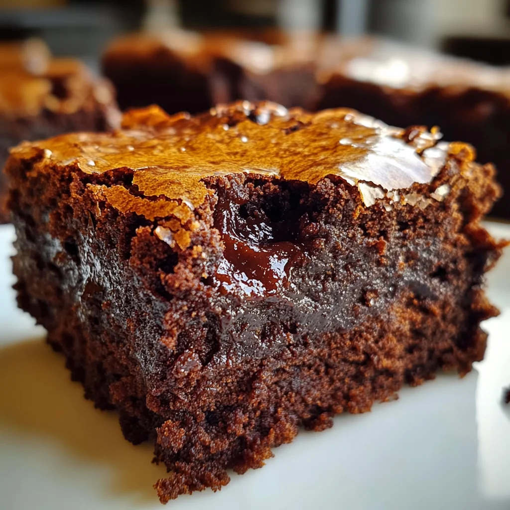 Gooey Flourless Pumpkin Brownies