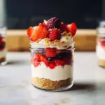 High Protein Cheesecake Jars Recipe