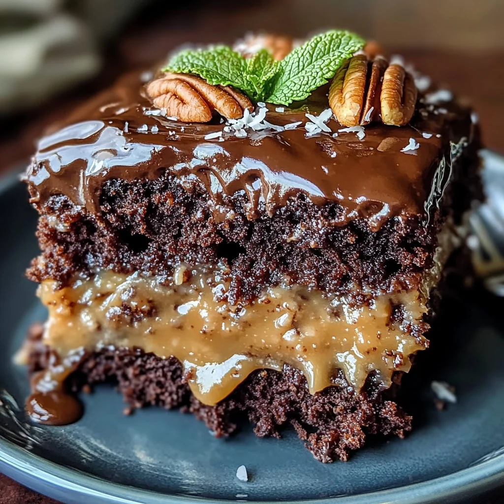 Irresistible German Chocolate Poke Cake Decadent Easy Recipe