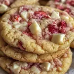 Irresistible Valentine’s Strawberry White Chocolate Cookies