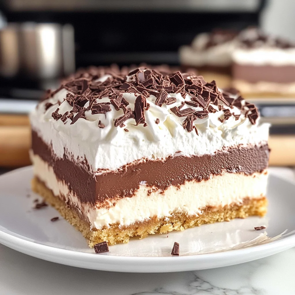 Layered Chocolate Pudding Dessert