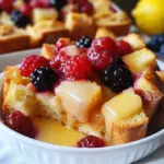 Lemon Berry Bread Pudding