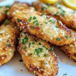 Lemon Garlic Parmesan Chicken Tenders