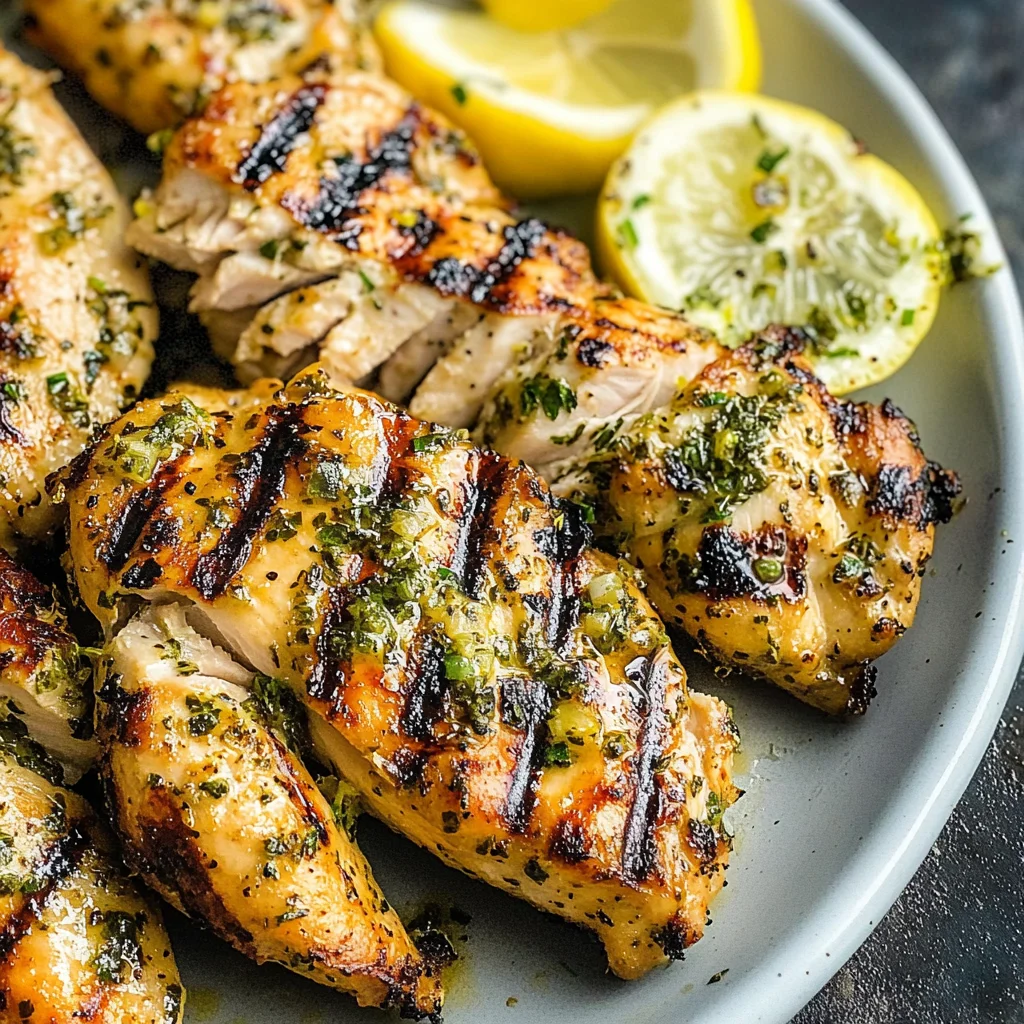 Lemon Herb Marinated Grilled Chicken