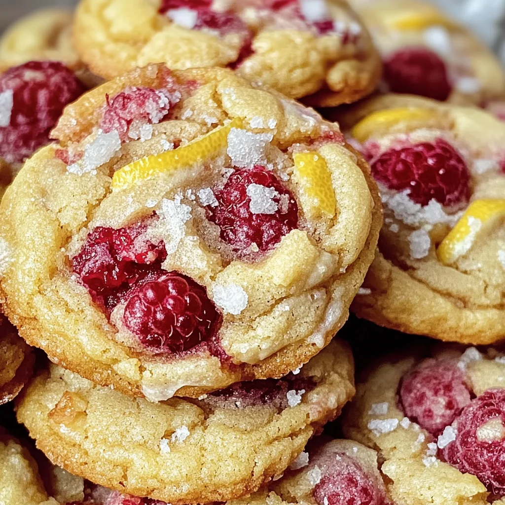 Lemon Raspberry Cookies: Sweet Chewy Bites in 30 Minutes