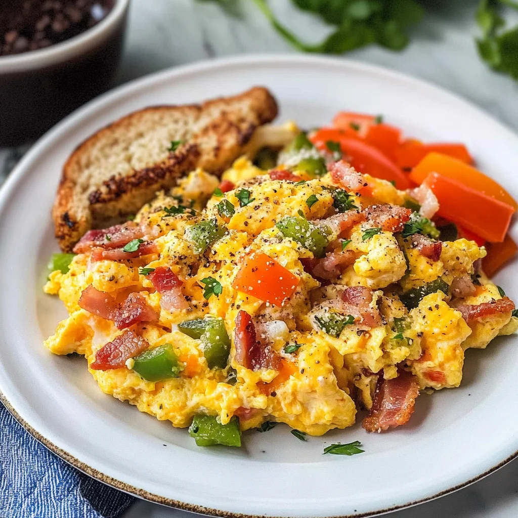 Loaded Scrambled Eggs Recipe
