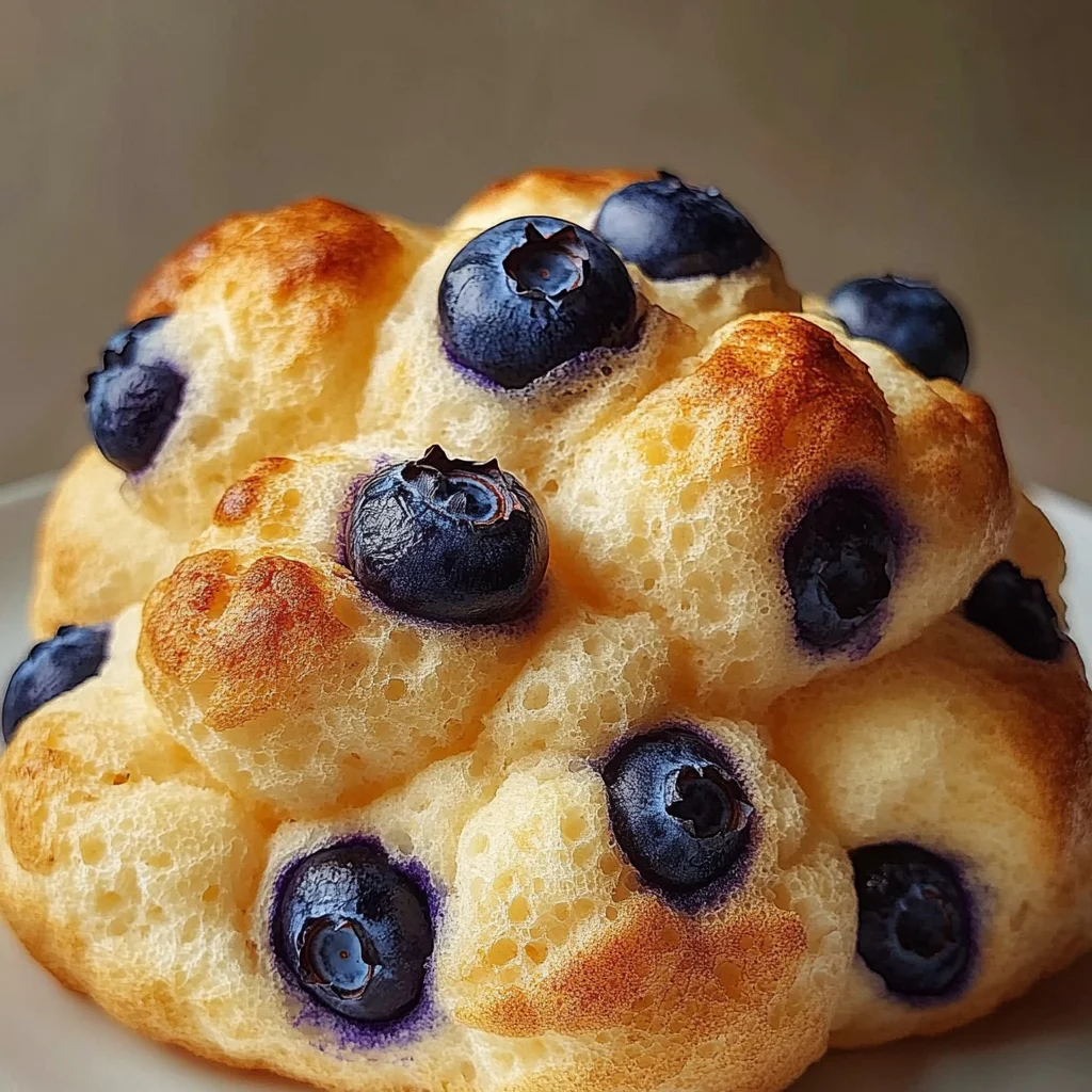 Magical Cottage Cheese Blueberry Cloud Bread Recipe