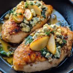 Pear and Gorgonzola Stuffed Chicken