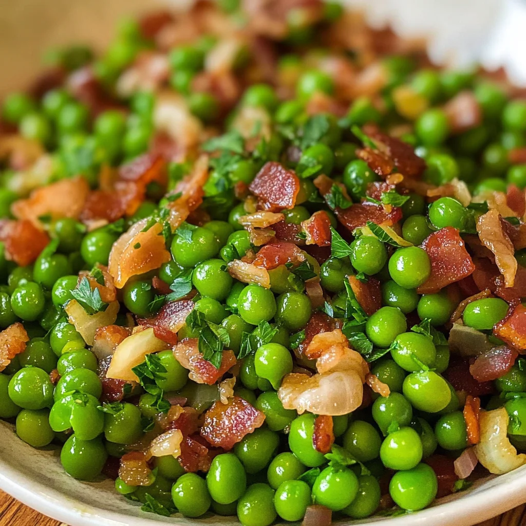 Peas and Pancetta