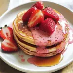 Perfect Breakfast Strawberry Pancakes - Alrightwithme