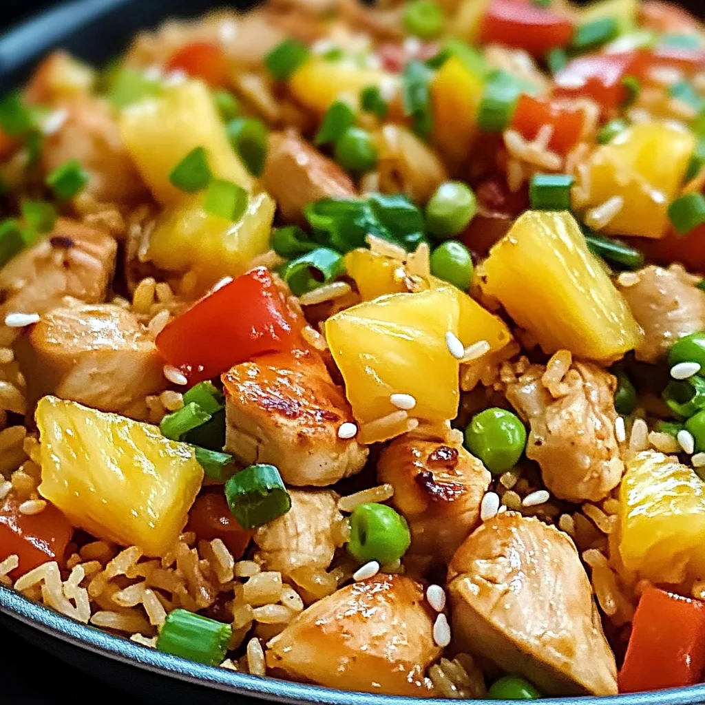 Pineapple Chicken Fried Rice