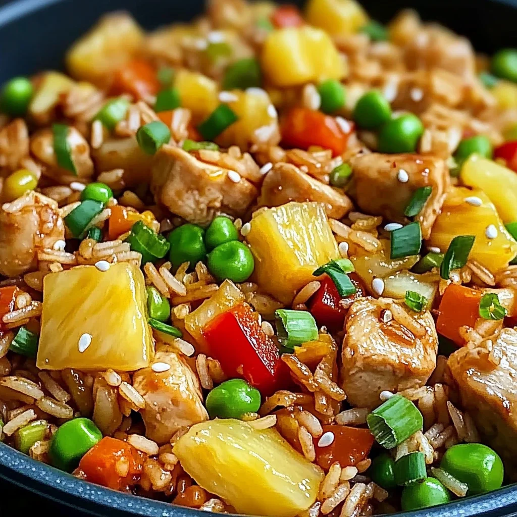 Pineapple Chicken Fried Rice