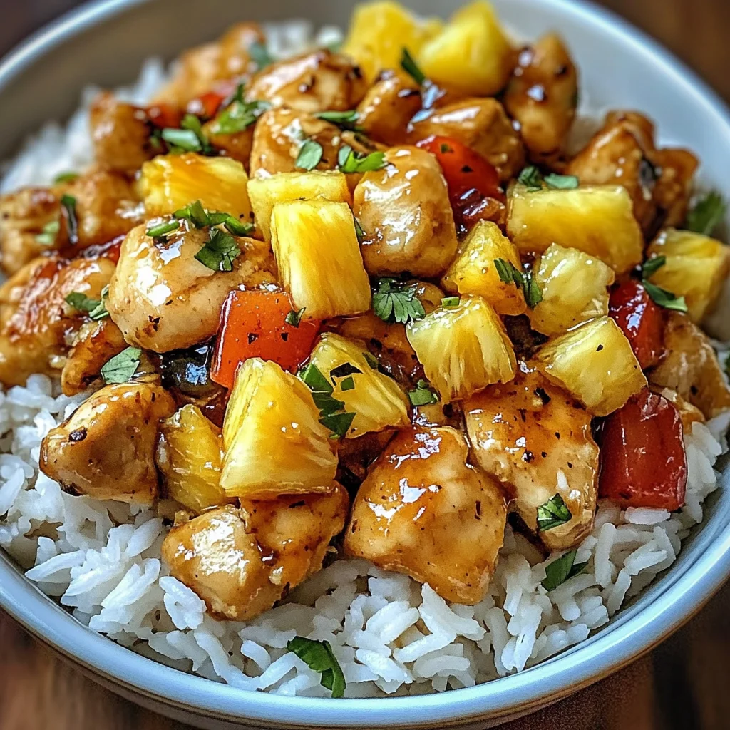 Pineapple Chicken Rice