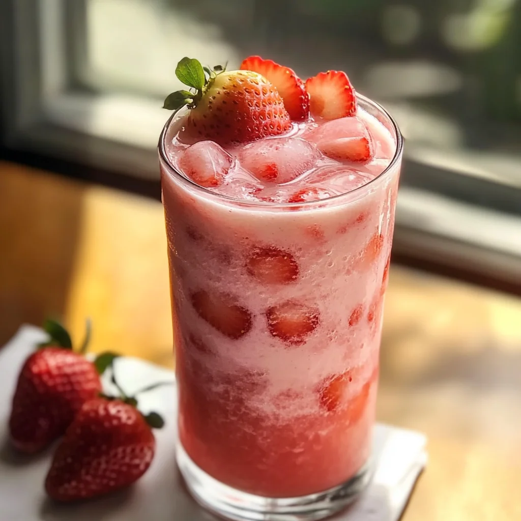 Simple Strawberry Agua Fresca - Alrightwithme