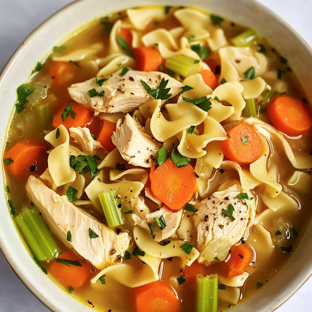 Slow Cooker Chicken Noodle Soup
